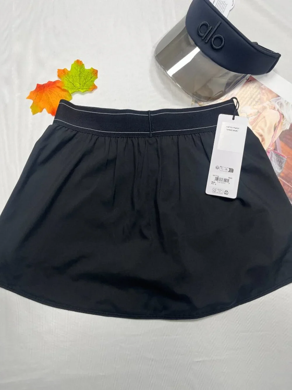 Alo Yoga🧧 Match Point Tennis Skirt Black NWT 🎊
